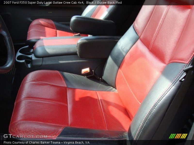 Front Seat of 2007 F350 Super Duty Lariat Outlaw Crew Cab 4x4
