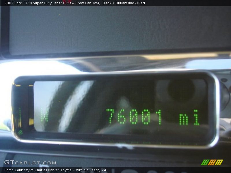 Black / Outlaw Black/Red 2007 Ford F350 Super Duty Lariat Outlaw Crew Cab 4x4