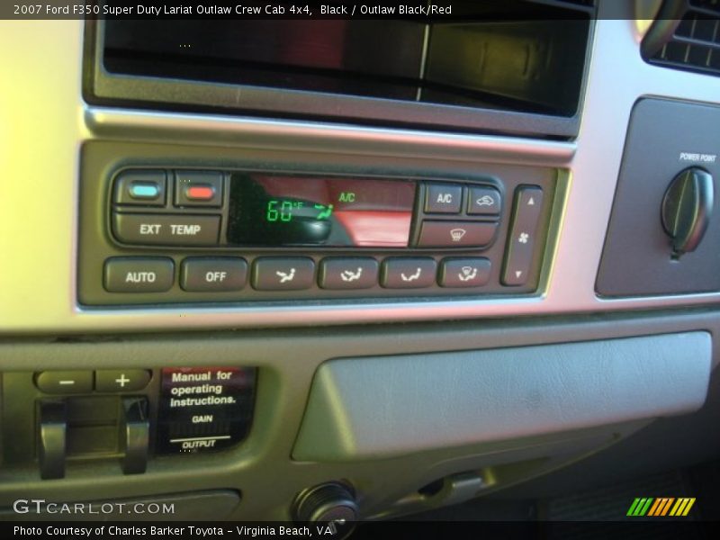 Controls of 2007 F350 Super Duty Lariat Outlaw Crew Cab 4x4