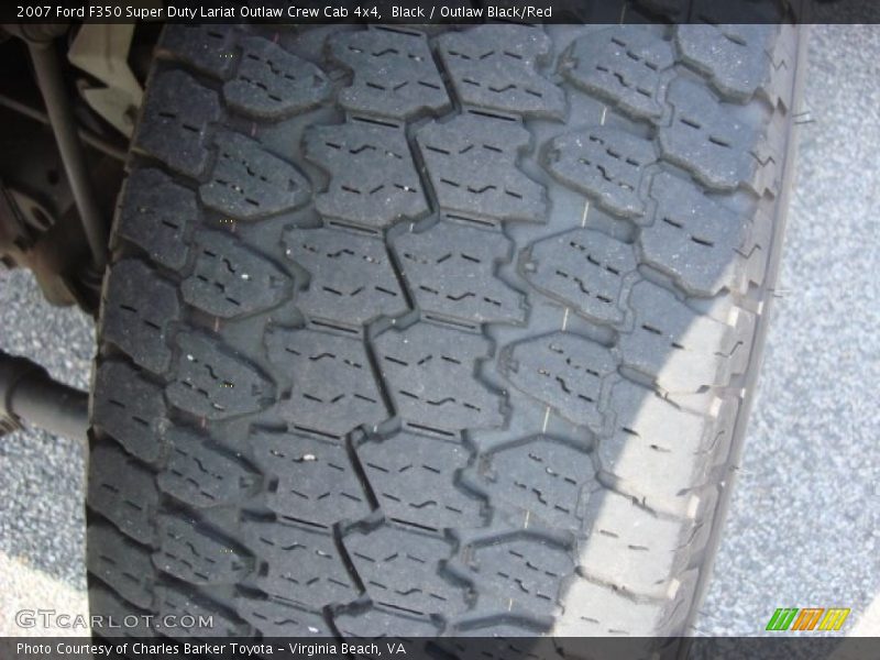Black / Outlaw Black/Red 2007 Ford F350 Super Duty Lariat Outlaw Crew Cab 4x4