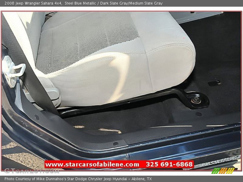 Steel Blue Metallic / Dark Slate Gray/Medium Slate Gray 2008 Jeep Wrangler Sahara 4x4