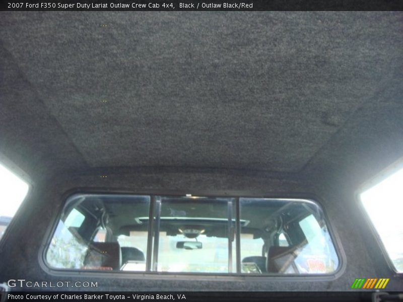 Black / Outlaw Black/Red 2007 Ford F350 Super Duty Lariat Outlaw Crew Cab 4x4