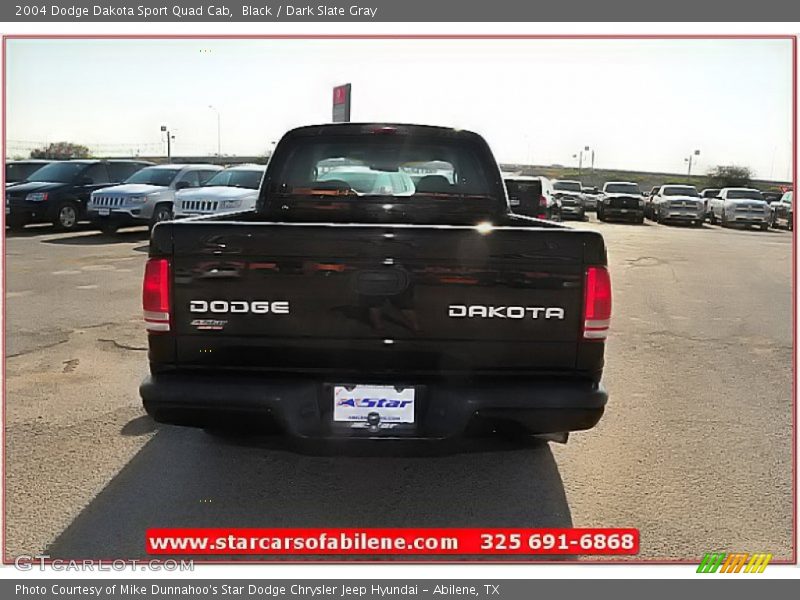 Black / Dark Slate Gray 2004 Dodge Dakota Sport Quad Cab