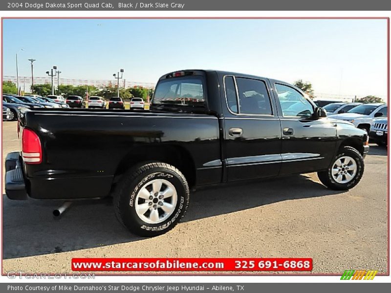 Black / Dark Slate Gray 2004 Dodge Dakota Sport Quad Cab