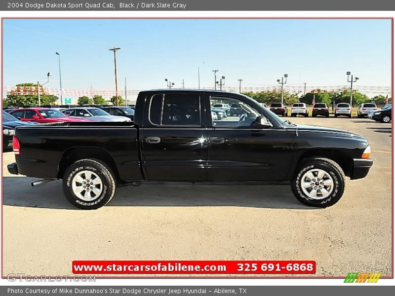 Black / Dark Slate Gray 2004 Dodge Dakota Sport Quad Cab