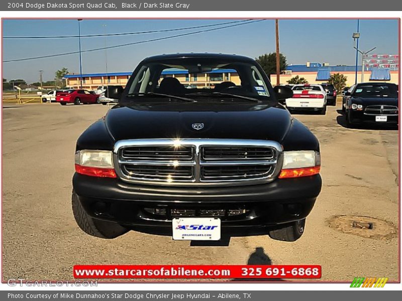 Black / Dark Slate Gray 2004 Dodge Dakota Sport Quad Cab