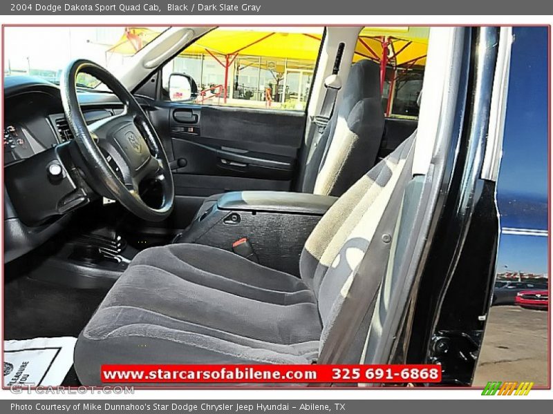 Black / Dark Slate Gray 2004 Dodge Dakota Sport Quad Cab
