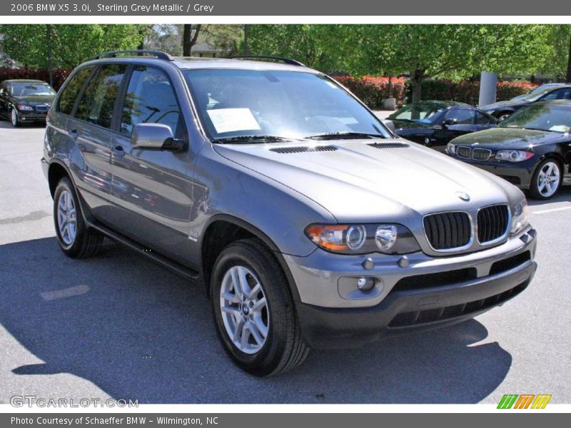 Sterling Grey Metallic / Grey 2006 BMW X5 3.0i