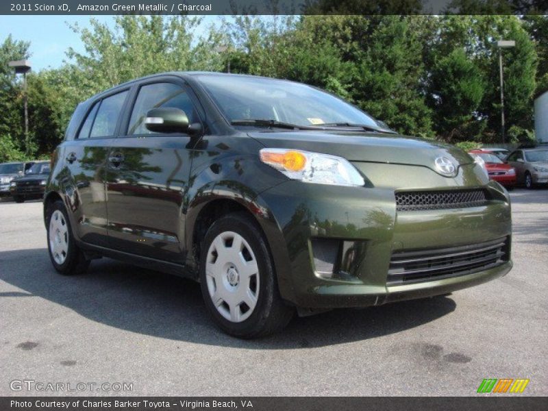 Amazon Green Metallic / Charcoal 2011 Scion xD