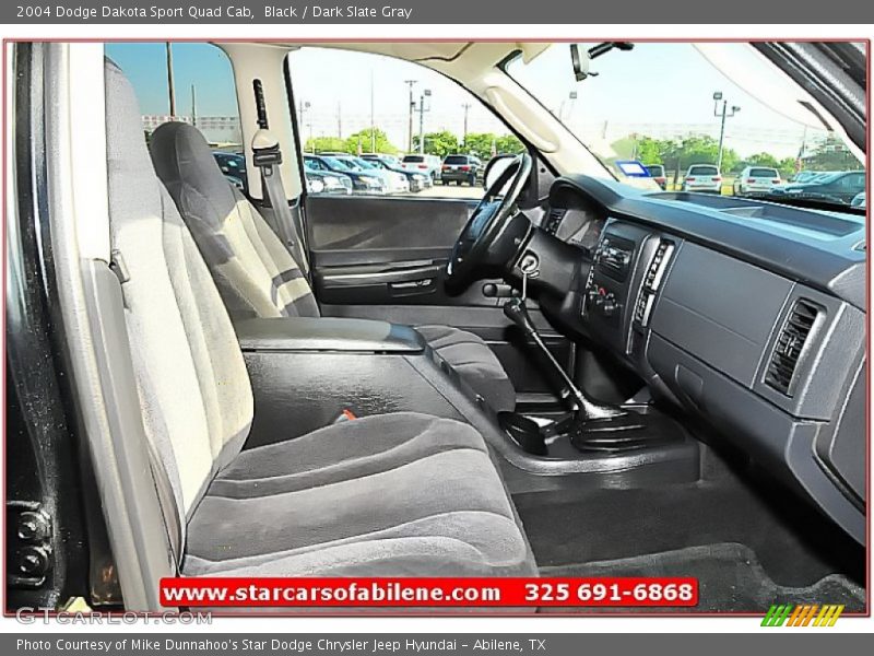 Black / Dark Slate Gray 2004 Dodge Dakota Sport Quad Cab