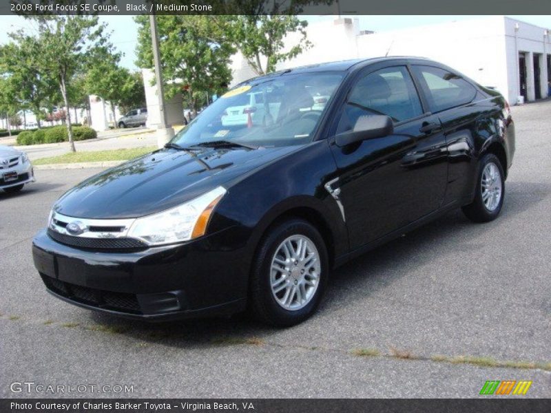Black / Medium Stone 2008 Ford Focus SE Coupe