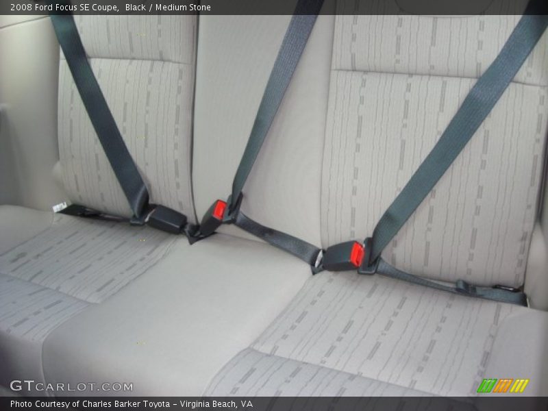 Black / Medium Stone 2008 Ford Focus SE Coupe