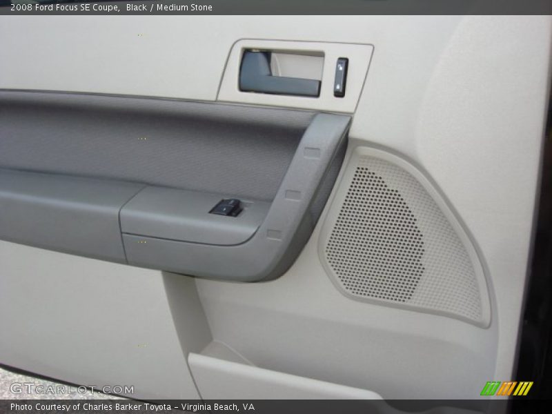 Black / Medium Stone 2008 Ford Focus SE Coupe