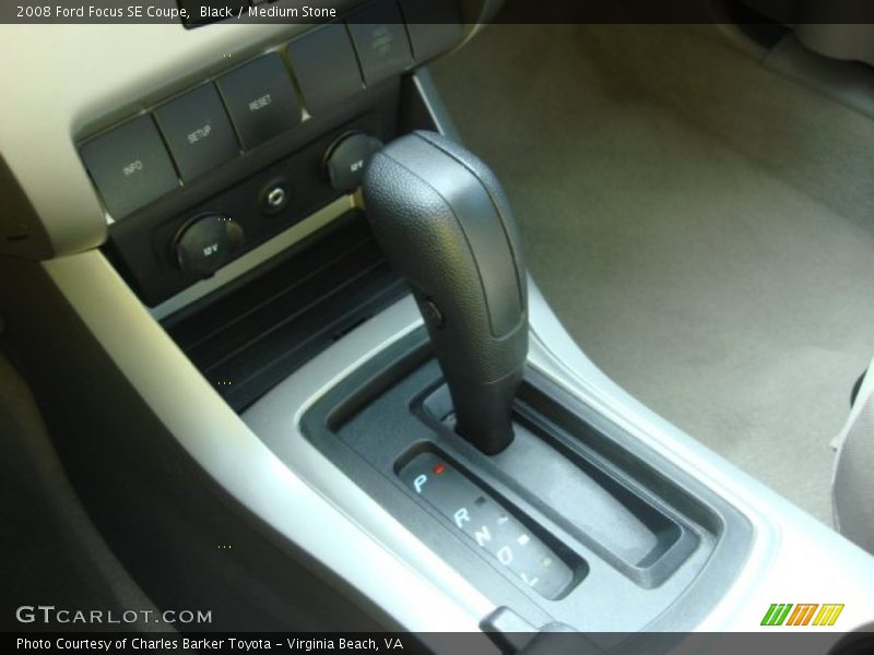 Black / Medium Stone 2008 Ford Focus SE Coupe