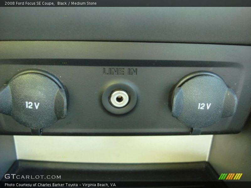 Black / Medium Stone 2008 Ford Focus SE Coupe