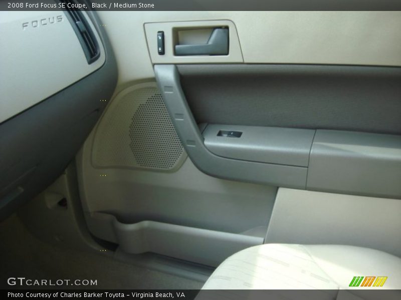 Black / Medium Stone 2008 Ford Focus SE Coupe