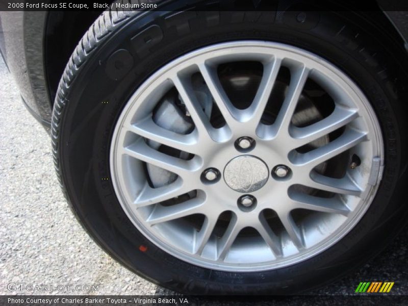 Black / Medium Stone 2008 Ford Focus SE Coupe