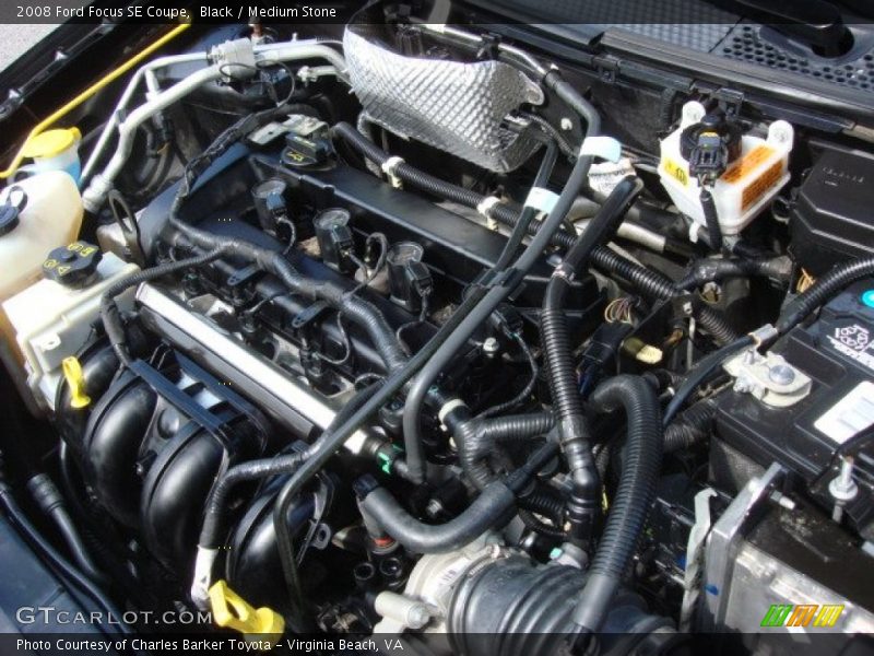 Black / Medium Stone 2008 Ford Focus SE Coupe
