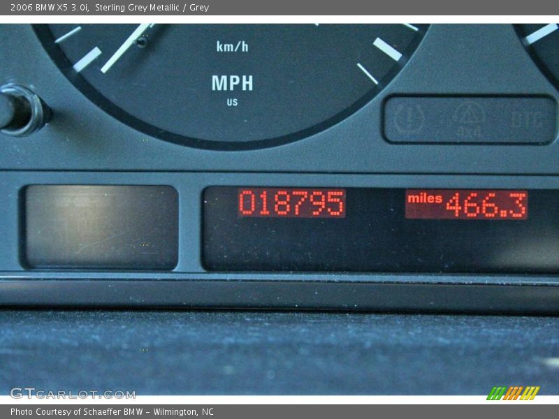 Sterling Grey Metallic / Grey 2006 BMW X5 3.0i