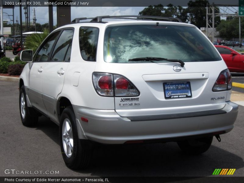 White Gold Crystal / Ivory 2001 Lexus RX 300