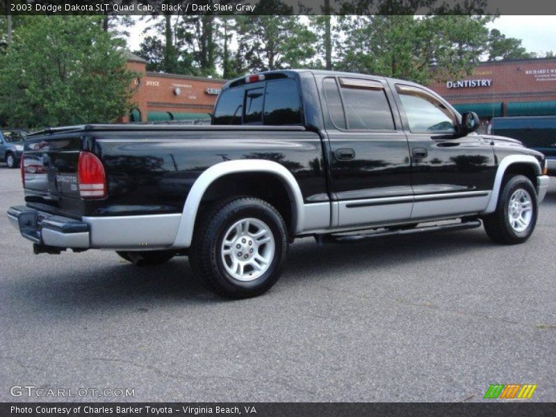 Black / Dark Slate Gray 2003 Dodge Dakota SLT Quad Cab