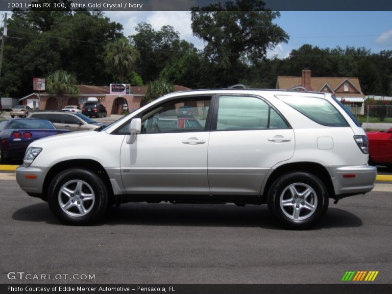 White Gold Crystal / Ivory 2001 Lexus RX 300