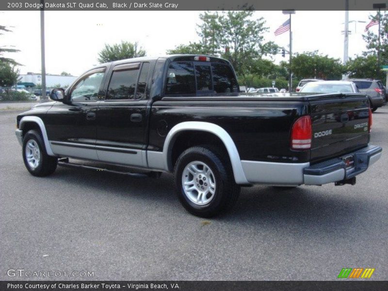 Black / Dark Slate Gray 2003 Dodge Dakota SLT Quad Cab