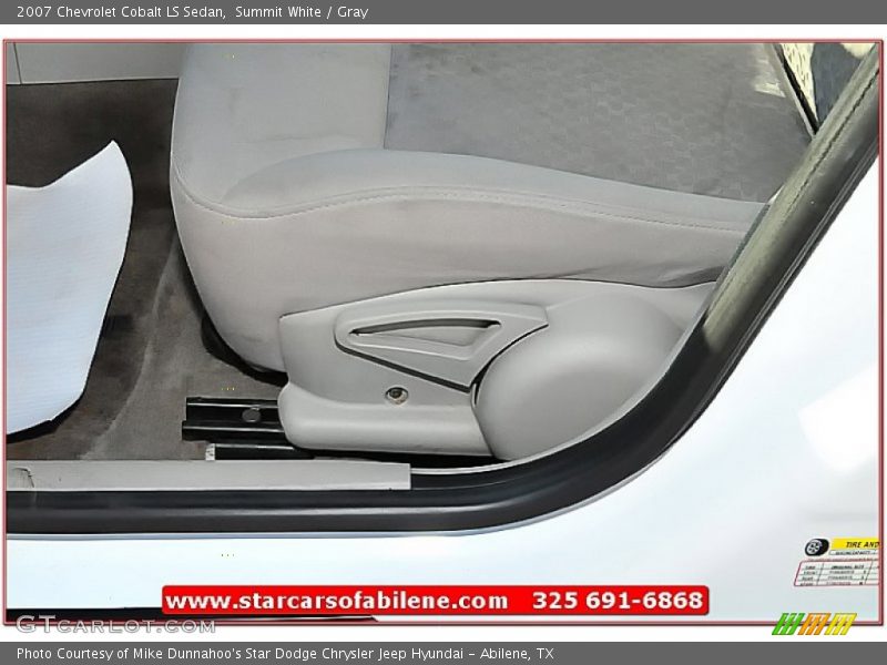Summit White / Gray 2007 Chevrolet Cobalt LS Sedan