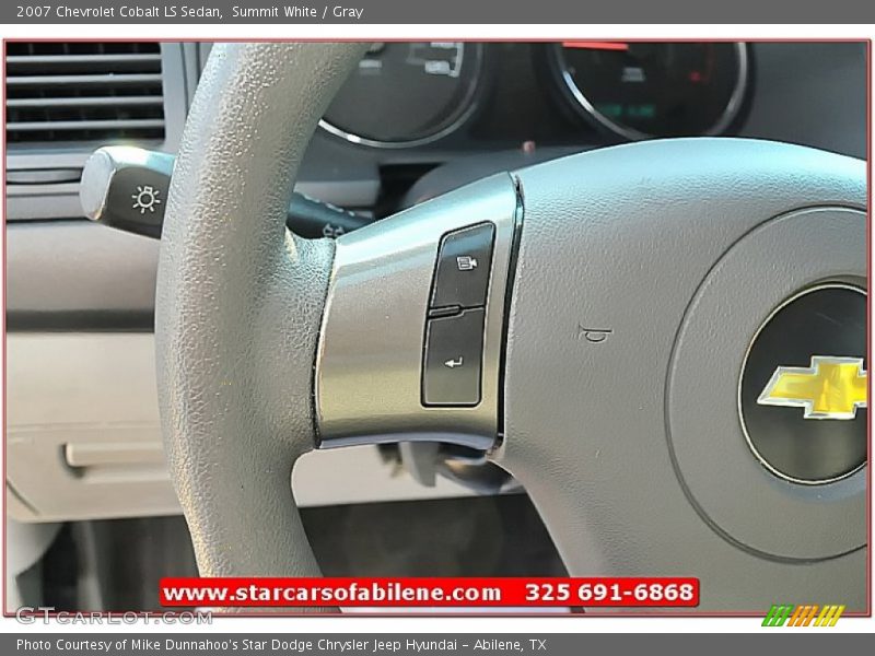 Summit White / Gray 2007 Chevrolet Cobalt LS Sedan