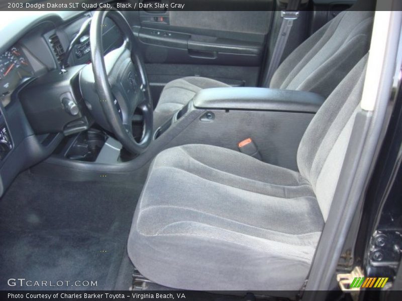 Black / Dark Slate Gray 2003 Dodge Dakota SLT Quad Cab