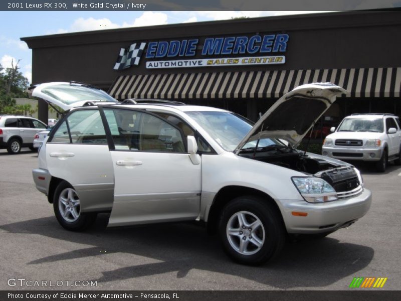 White Gold Crystal / Ivory 2001 Lexus RX 300