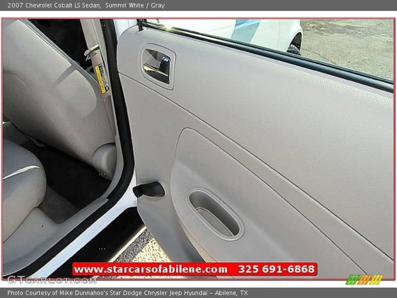 Summit White / Gray 2007 Chevrolet Cobalt LS Sedan