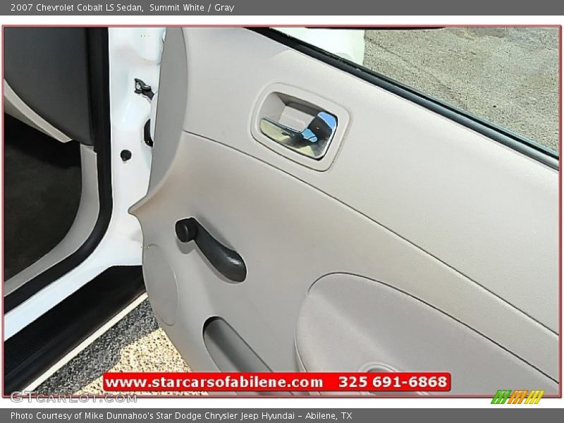 Summit White / Gray 2007 Chevrolet Cobalt LS Sedan