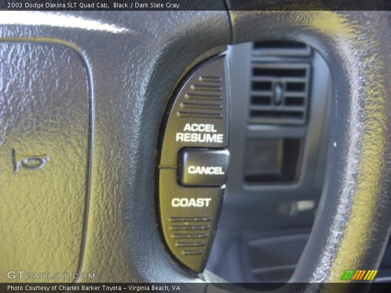 Black / Dark Slate Gray 2003 Dodge Dakota SLT Quad Cab