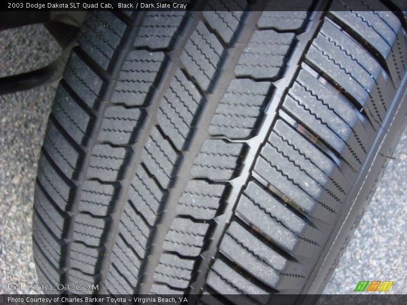 Black / Dark Slate Gray 2003 Dodge Dakota SLT Quad Cab