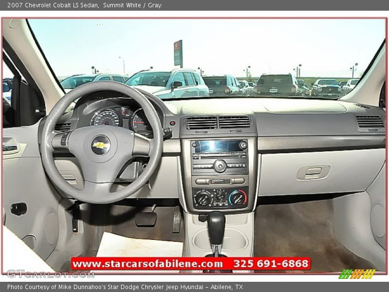 Summit White / Gray 2007 Chevrolet Cobalt LS Sedan