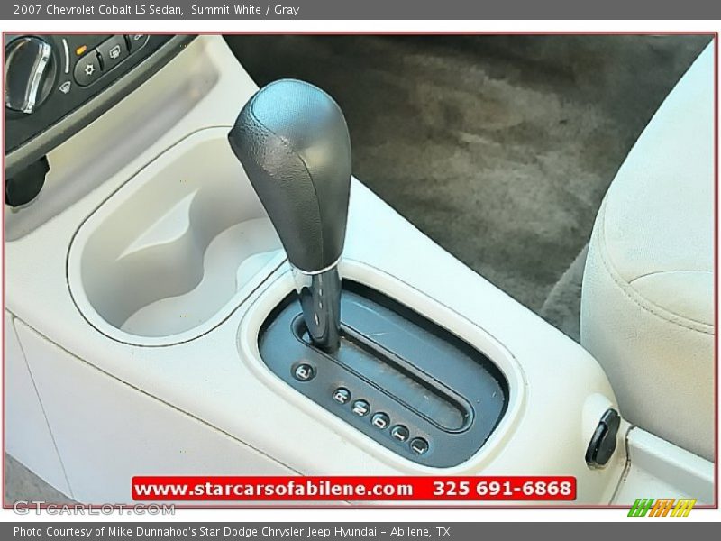 Summit White / Gray 2007 Chevrolet Cobalt LS Sedan