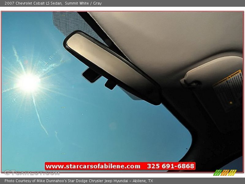 Summit White / Gray 2007 Chevrolet Cobalt LS Sedan