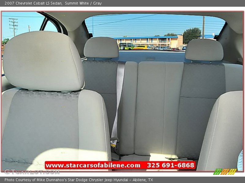 Summit White / Gray 2007 Chevrolet Cobalt LS Sedan