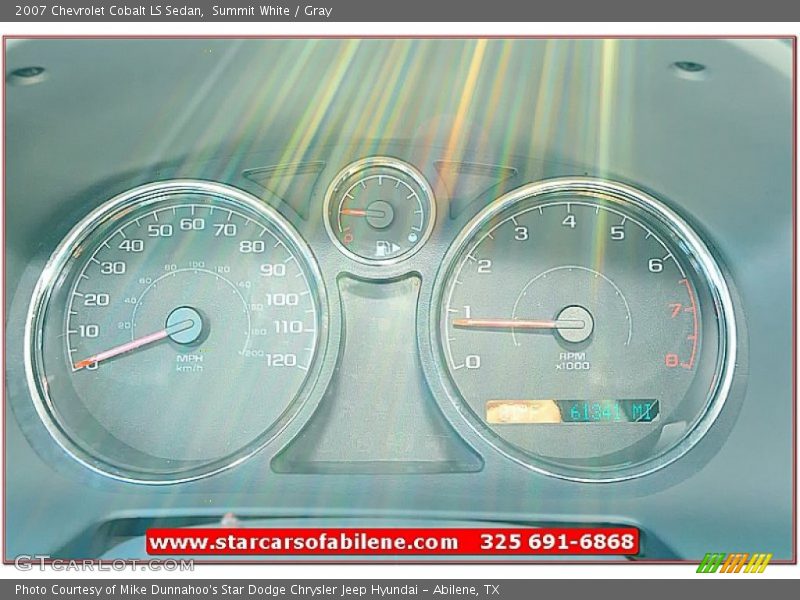 Summit White / Gray 2007 Chevrolet Cobalt LS Sedan