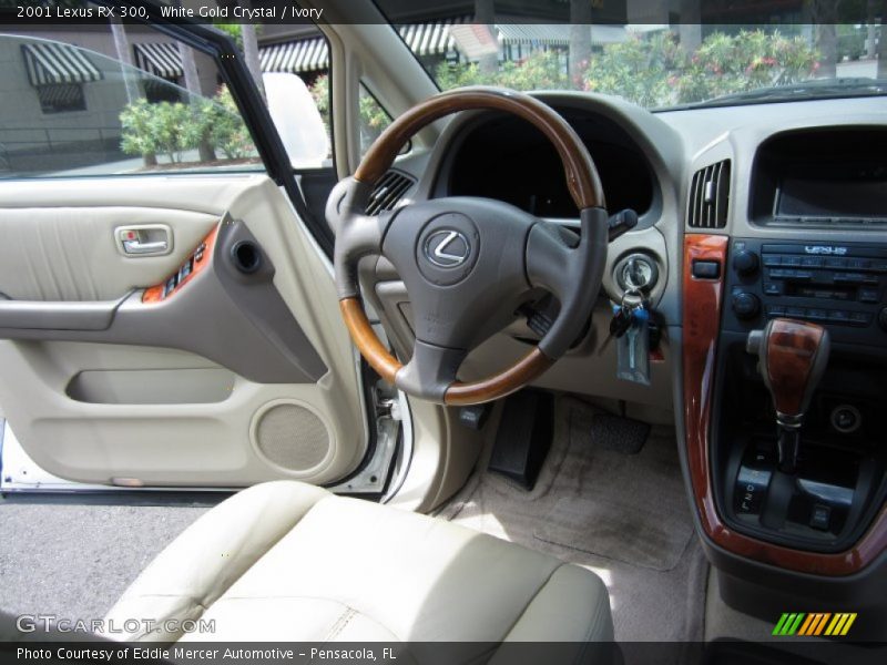 White Gold Crystal / Ivory 2001 Lexus RX 300
