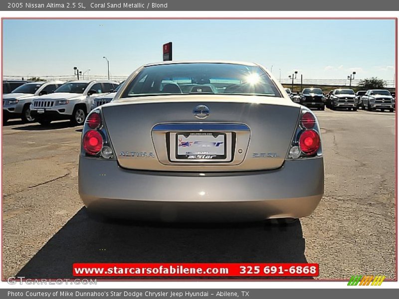 Coral Sand Metallic / Blond 2005 Nissan Altima 2.5 SL