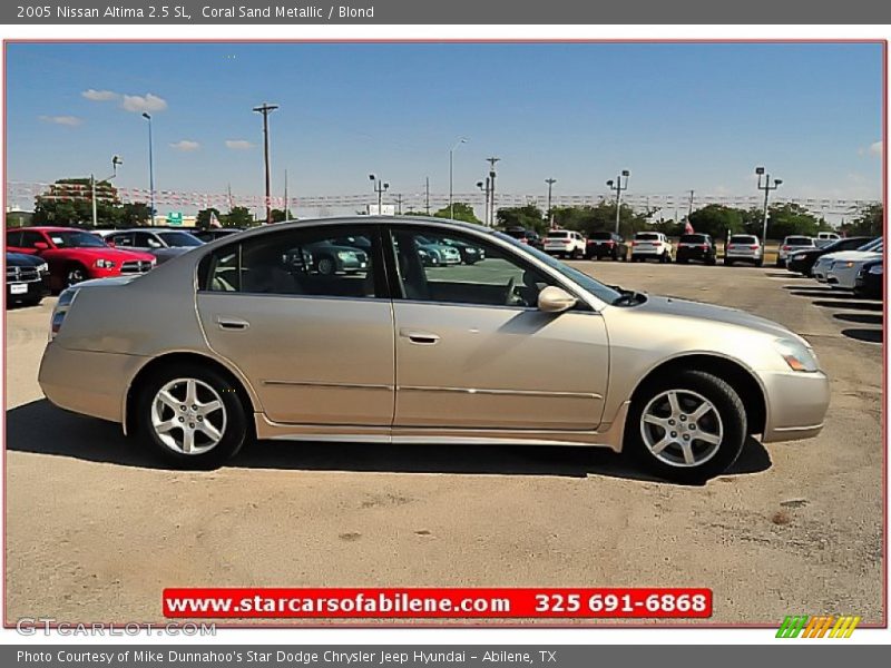 Coral Sand Metallic / Blond 2005 Nissan Altima 2.5 SL