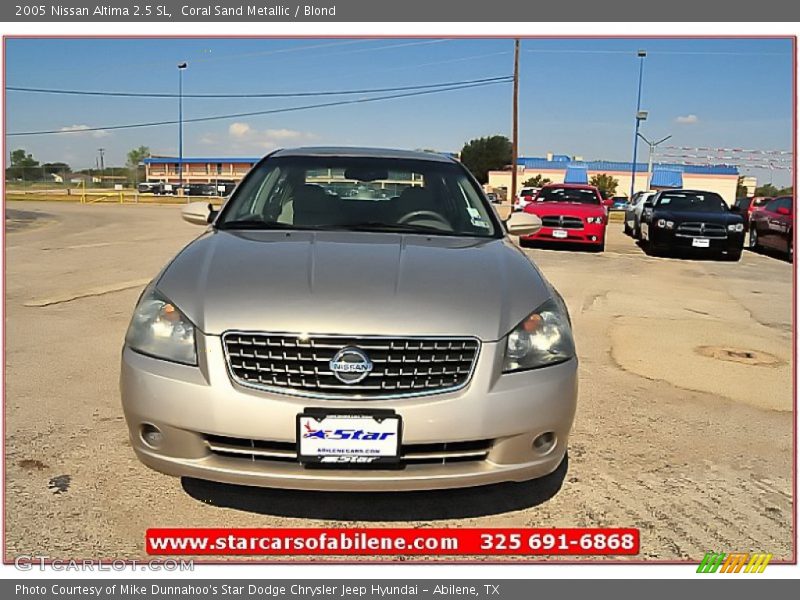 Coral Sand Metallic / Blond 2005 Nissan Altima 2.5 SL