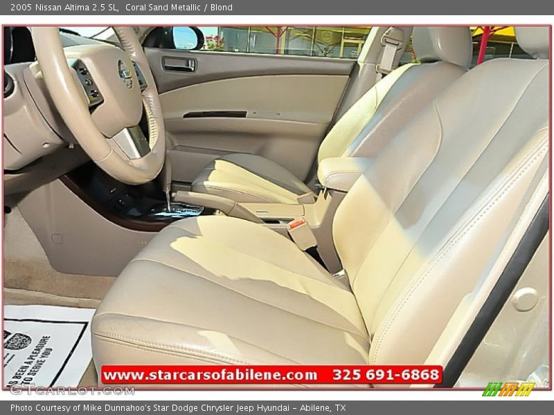 Coral Sand Metallic / Blond 2005 Nissan Altima 2.5 SL