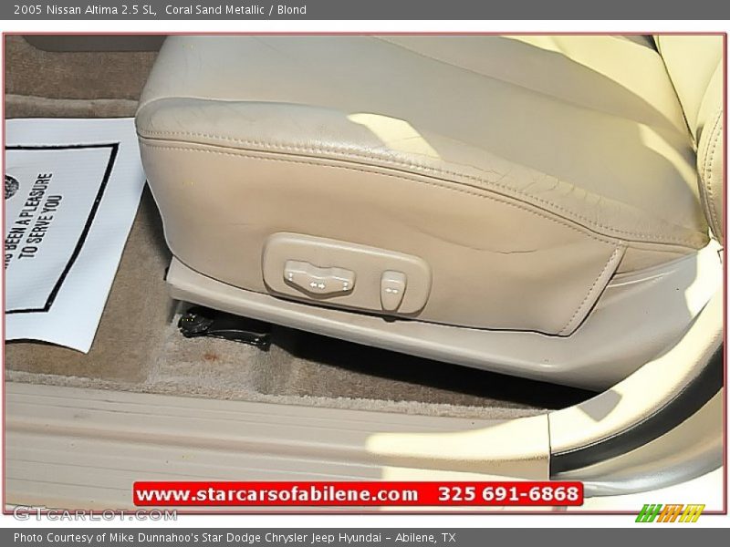 Coral Sand Metallic / Blond 2005 Nissan Altima 2.5 SL