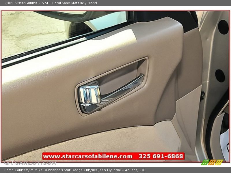 Coral Sand Metallic / Blond 2005 Nissan Altima 2.5 SL