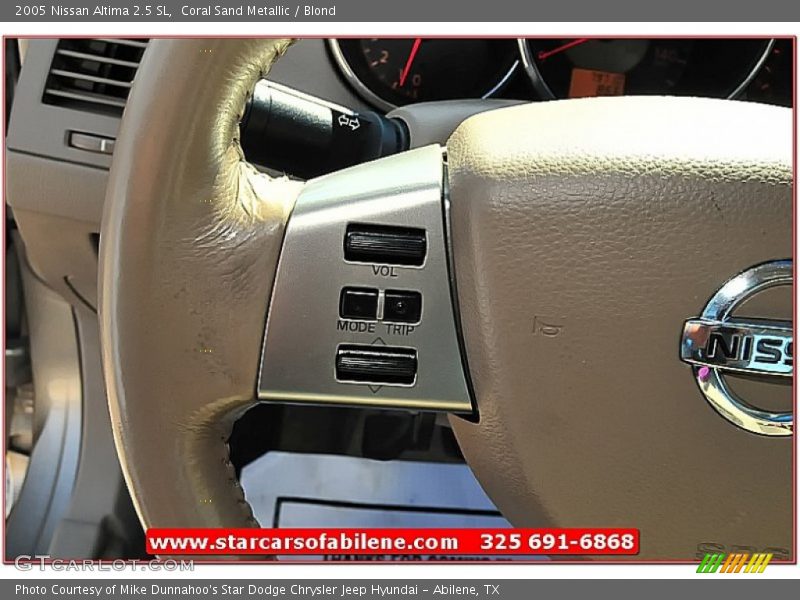 Coral Sand Metallic / Blond 2005 Nissan Altima 2.5 SL