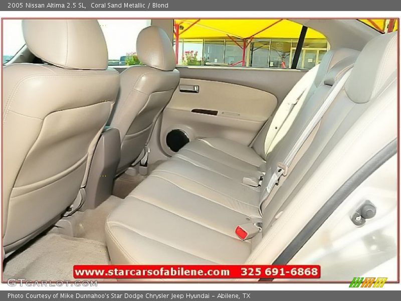 Coral Sand Metallic / Blond 2005 Nissan Altima 2.5 SL