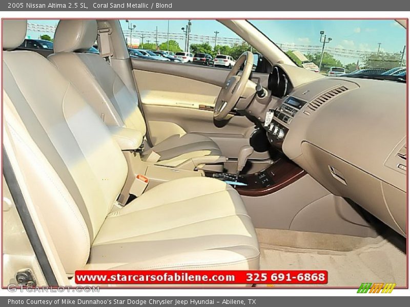 Coral Sand Metallic / Blond 2005 Nissan Altima 2.5 SL
